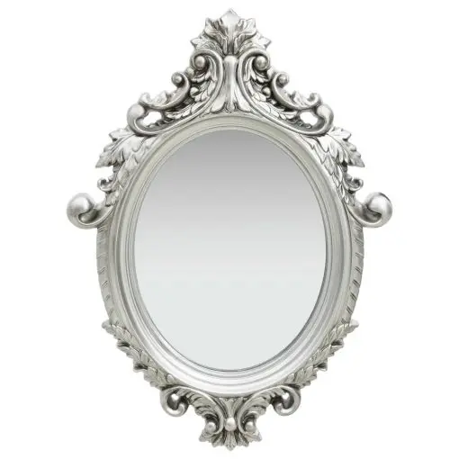 vidaXL Wall Mirror Castle Style 56×76 cm Silver
