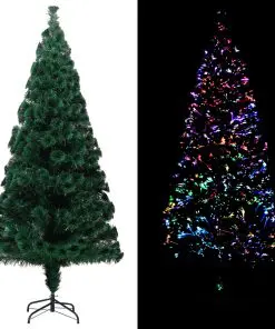 vidaXL Artificial Christmas Tree with Stand Green 180 cm PVC