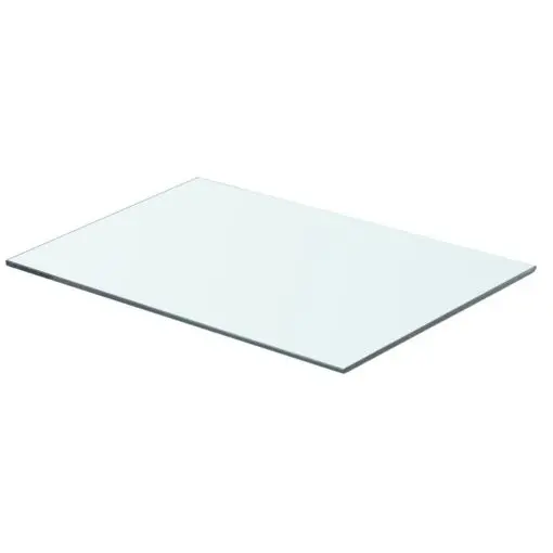 vidaXL Shelf Panel Glass Clear 50×30 cm