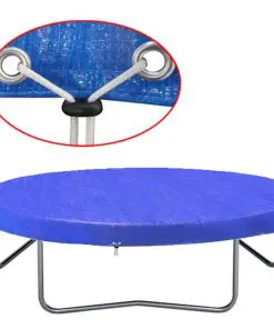 vidaXL Trampoline Cover PE 450-457 cm 90 g/m?