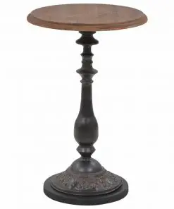 vidaXL End Table Solid Fir Wood 40×64 cm Brown