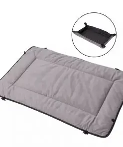 vidaXL Dog Bed Grey 65×100 cm
