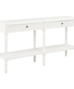 vidaXL Sideboard White 150x35x77 cm Solid Wood