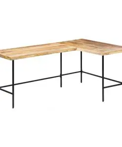 vidaXL Desk 120x60x76 cm Solid Mango Wood