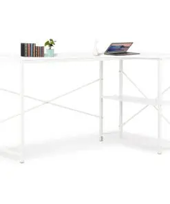 vidaXL Computer Desk White 120x72x70 cm