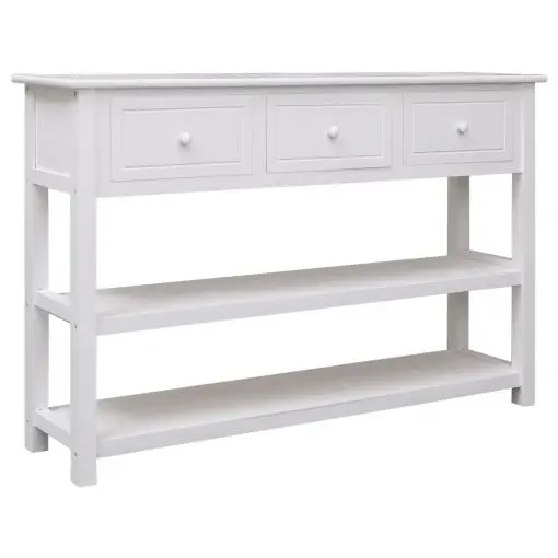 vidaXL Sideboard White 115x30x76 cm Wood