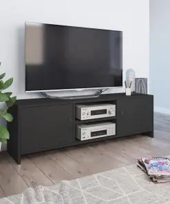 vidaXL TV Cabinet Grey 120x30x37,5 cm Chipboard