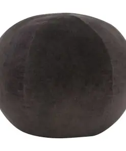 vidaXL Pouffe Cotton Velvet 50×35 cm Anthracite