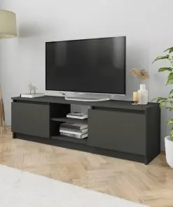 vidaXL TV Cabinet Grey 120x30x35.5 cm Chipboard