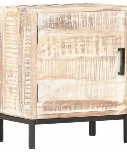 vidaXL Bedside Cabinet 40x30x50 cm Solid Acacia Wood