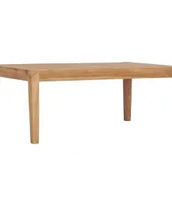vidaXL Garden Table 90.5×55.5×30.5 cm Solid Teak Wood