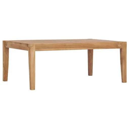 vidaXL Garden Table 90.5×55.5×30.5 cm Solid Teak Wood