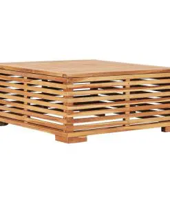 vidaXL Garden Table 69.5×69.5×31 cm Solid Teak Wood
