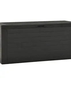 vidaXL Garden Storage Box Anthracite 116x44x55 cm