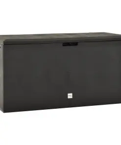 vidaXL Garden Storage Box Anthracite 114x47x60 cm