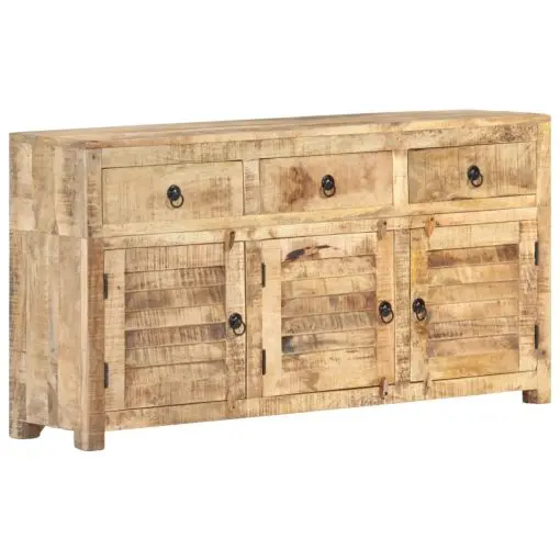 vidaXL Sideboard 120x30x65 cm Solid Mango Wood